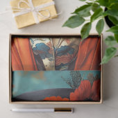 Vintage florale Siamkatze Dekoupage Seidenpapier (Geschenk)