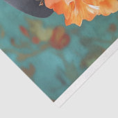 Vintage florale Siamkatze Dekoupage Seidenpapier (Ausschnitt)