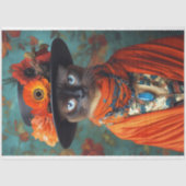 Vintage florale Siamkatze Dekoupage Seidenpapier (Vorderseite)