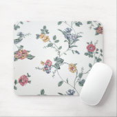 Vintage florale Tapete Mousepad (Mit Mouse)