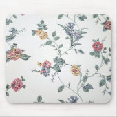 Vintage florale Tapete Mousepad (Vorne)