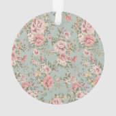 Vintage florale Tapete Ornament (Rückseite)