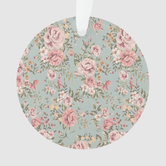 Vintage florale Tapete Ornament (Vorderseite)