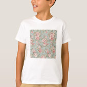 Vintage florale Tapete T-Shirt (Vorderseite)