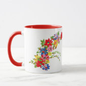 Vintage florale Tasse (Links)