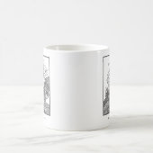 Vintage florale Tasse (Mittel)