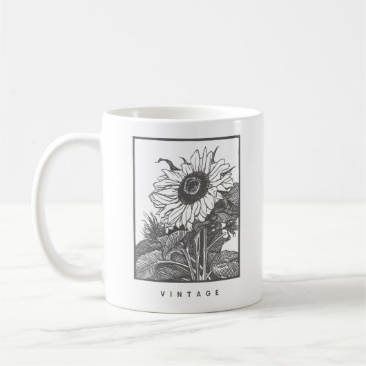 Vintage florale Tasse (Links)