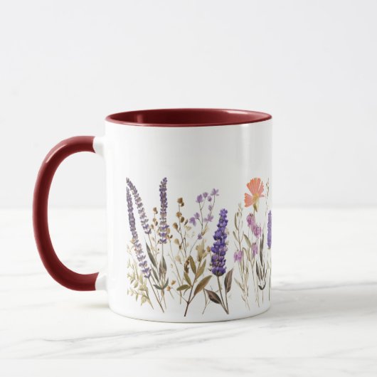 Vintage florale Tasse (Links)