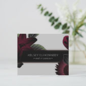 Vintage, florale und elegante Beerdigung (Stehend Vorderseite)