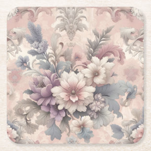 Vintage florale Untersetzer