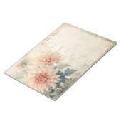 Vintage florale Weekly Planer Stationery Notizblock (angewinkelt)