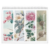 Vintage floraljapanische Kunst Kalender (Titelbild)