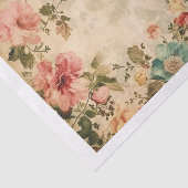 Vintage Florals Framing Pergament Collage Seidenpapier (Ausschnitt)