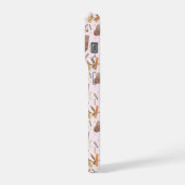 Vintage Florals & Paper Hearts IPhone Case Hülle (Linke Seite)