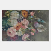 VINTAGE FLORALSCHWERE SCHWERE SCHWERPUNKTE  GESCHENKPAPIER SET (Vorderseite)