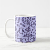 Vintage Florentine Damask (Monogram) Kaffeetasse (Links)