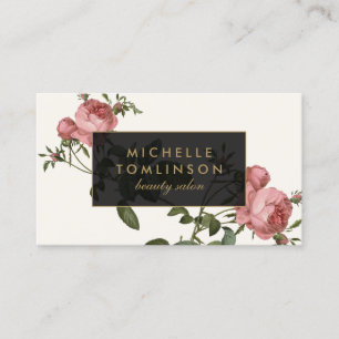 Vintage Florenz Business Card Salon II Visitenkarte
