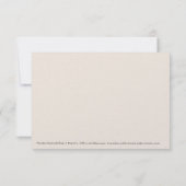 Vintage Florenz Dankeskarte (Rückseite)