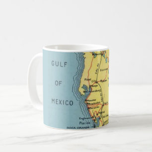 Vintage Florida Golf von Mexiko Kaffeetasse