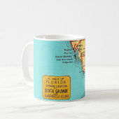 Vintage Florida Golfküste Tasse (Vorderseite Links)