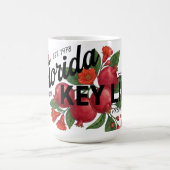 Vintage-Florida-Granatapfel Miami-Botanical-Frucht Kaffeetasse (Mittel)