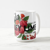 Vintage-Florida-Granatapfel Miami-Botanical-Frucht Kaffeetasse (VorderseiteRechts)