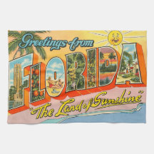 Vintage Florida-Grüße