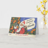 Vintage florida Grußkarte Karte (Gelbe Blume)