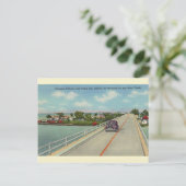 Vintage Florida Keys Highlights Postkarte (Stehend Vorderseite)