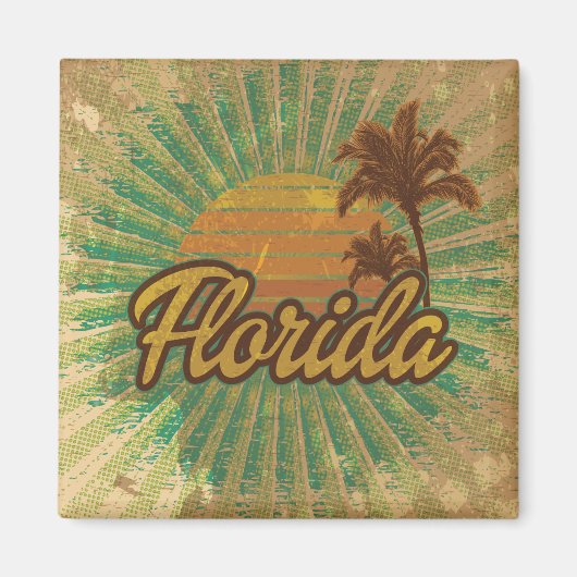 Vintage Florida Magnet (Vorne)