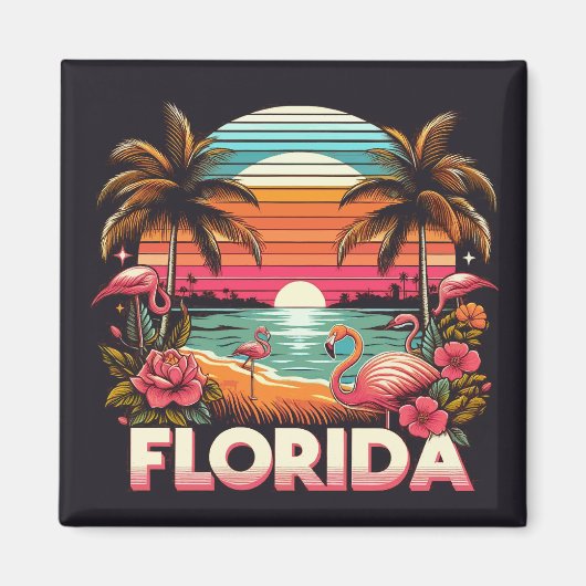 Vintage Florida Magnet (Vorne)