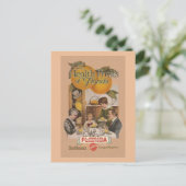 Vintage Florida Orange und Grapefruits Postkarte (Stehend Vorderseite)
