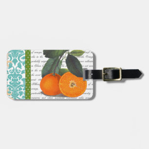 Vintage-Florida-Orangen-Frucht-Gepäckanhänger Gepäckanhänger