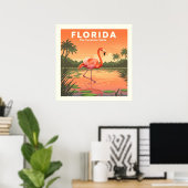 Vintage Florida Poster (Heimbüro)