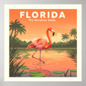 Vintage Florida Poster (Vorne)
