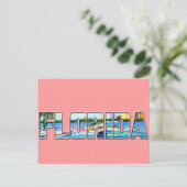 Vintage Florida Postkarte (Stehend Vorderseite)