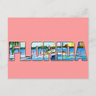 Vintage Florida Postkarte