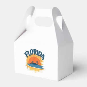 Vintage Florida Retro T-Shirt Design Sonnenschein Geschenkschachtel