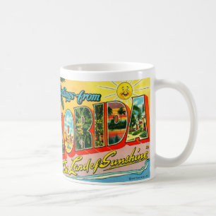 Vintage Florida-Tasse Kaffeetasse