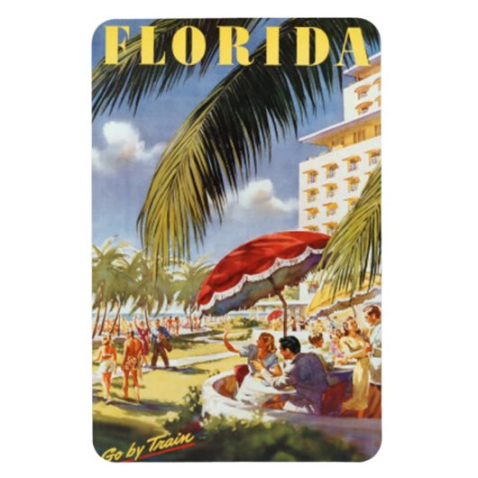 Vintage Florida, USA - Magnet (Vertikal)