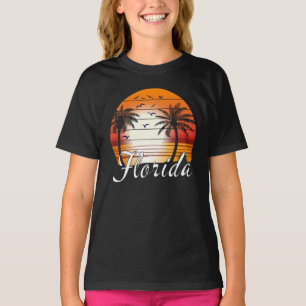 Vintage Florida USA Palmen Sommer Strand T-Shirt