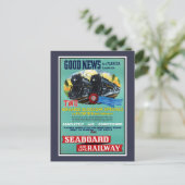 Vintage Florida-Züge Postkarte (Stehend Vorderseite)