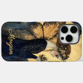Vintage Flotte und Gold Case-Mate iPhone Hülle (Rückseite (Horizontal))