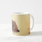 Vintage Floundern, Meeresfauna und -flatter Kaffeetasse (VorderseiteRechts)