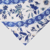 Vintage Flow Blue Muster Seidenpapier (Ausschnitt)