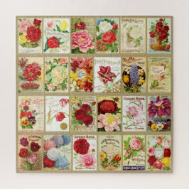 Vintage Flower Covers Puzzle