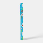 Vintage Flower Pattern Mobile Cover iPhone Hülle (Linke Seite)