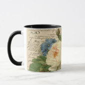 vintage flowers and bird tasse (Links)