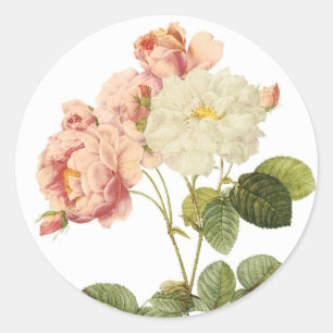 Vintage Flowers Aufkleber 2 B