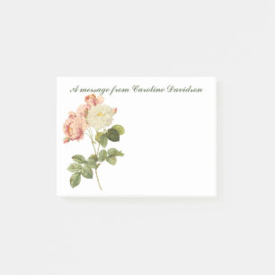 Vintage Flowers benutzerdefinierte Post-It-Notizen Post-it Klebezettel